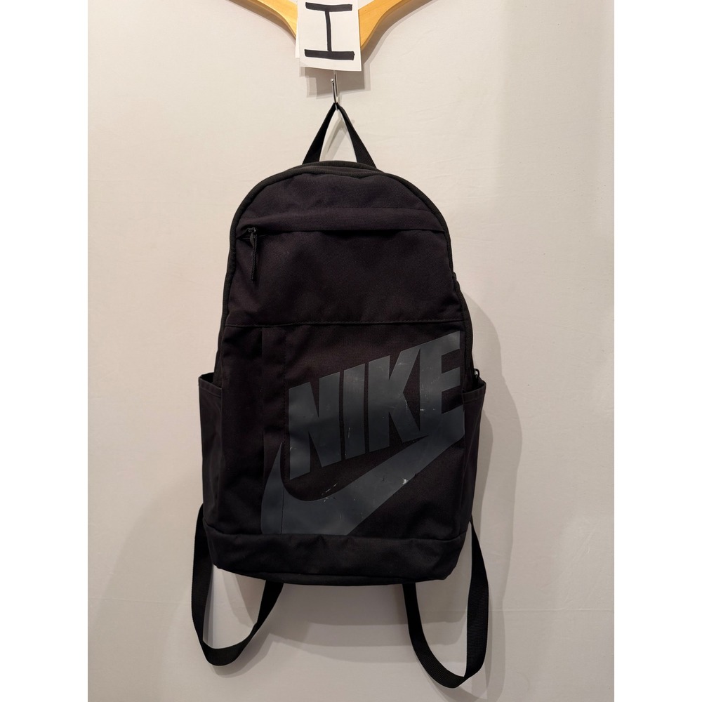Nike Backpack Graphic Logo Sportswear School Bag Black